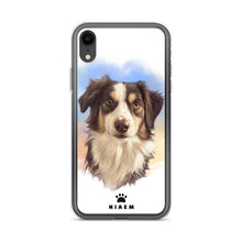 Load image into Gallery viewer, Australian Shepherd Dog Illustration iPhone Cases