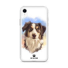 Load image into Gallery viewer, Australian Shepherd Dog Illustration iPhone Cases