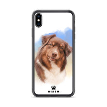 Load image into Gallery viewer, Australian Shepherd Dog Illustration iPhone Cases