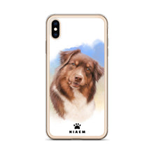 Load image into Gallery viewer, Australian Shepherd Dog Illustration iPhone Cases