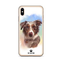 Load image into Gallery viewer, Australian Shepherd Dog Illustration iPhone Cases