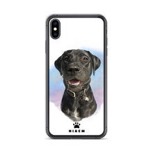 Load image into Gallery viewer, Black Labrador Retriever Dog Illustration iPhone Cases