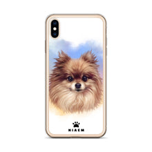 Load image into Gallery viewer, Pomeranian Dog Illustration iPhone Cases