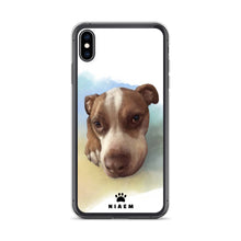 Load image into Gallery viewer, Pit Bull Terrier Puppy Dog Illustration iPhone Cases