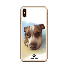 Load image into Gallery viewer, Pit Bull Terrier Puppy Dog Illustration iPhone Cases