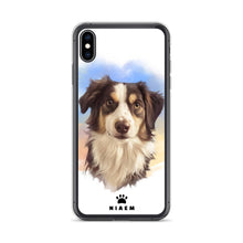 Load image into Gallery viewer, Australian Shepherd Dog Illustration iPhone Cases