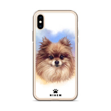 Load image into Gallery viewer, Pomeranian Dog Illustration iPhone Cases