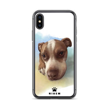 Load image into Gallery viewer, Pit Bull Terrier Puppy Dog Illustration iPhone Cases