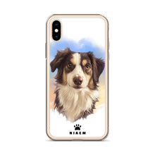 Load image into Gallery viewer, Australian Shepherd Dog Illustration iPhone Cases