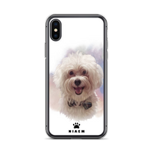 Load image into Gallery viewer, Maltese Poodle Lap Dog Illustration iPhone Cases