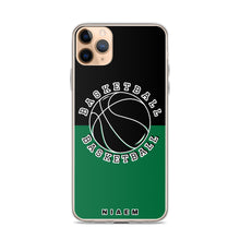 Load image into Gallery viewer, Basketball iPhone Case (Black &amp; Green 1)