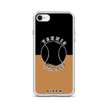 Load image into Gallery viewer, Tennis iPhone Case (Black &amp; Nude)