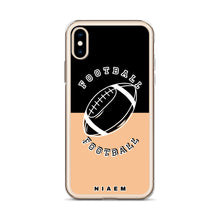 Load image into Gallery viewer, American Football iPhone Case (Black &amp; Nude 1)