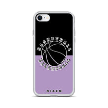 Load image into Gallery viewer, Basketball iPhone Case (Black &amp; Purple 2)