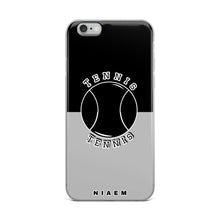 Load image into Gallery viewer, Tennis iPhone Case (Black &amp; Grey 2)