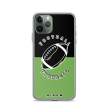 Load image into Gallery viewer, American Football iPhone Case (Black &amp; Green)