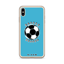 Load image into Gallery viewer, Soccer iPhone Case (Blue 7)