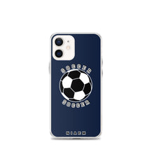 Load image into Gallery viewer, Soccer iPhone Case (Navy)