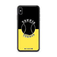 Load image into Gallery viewer, Tennis iPhone Case (Black &amp; Yellow 1)