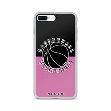 Load image into Gallery viewer, Basketball iPhone Case (Black &amp; Pink 1)