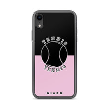 Load image into Gallery viewer, Tennis iPhone Case (Black &amp; Pink 4)