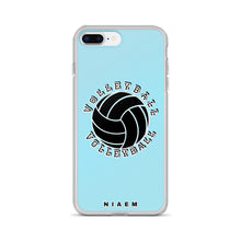 Load image into Gallery viewer, Light blue volleyball iPhone 7 plus/8 plus phone cases
