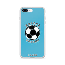 Load image into Gallery viewer, Soccer iPhone Case (Blue 7)