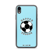 Load image into Gallery viewer, Soccer iPhone Case (Blue 6)