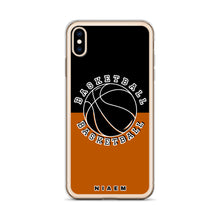 Load image into Gallery viewer, Basketball iPhone Case (Black &amp; Brown 1)