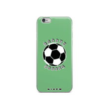 Load image into Gallery viewer, Soccer iPhone Case (Green 4)