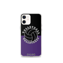 Load image into Gallery viewer, Volleyball iPhone Case (Black &amp; Purple)