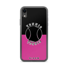 Load image into Gallery viewer, Tennis iPhone Case (Black &amp; Pink 5)