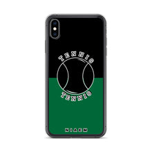 Load image into Gallery viewer, Tennis iPhone Case (Black &amp; Green 1)