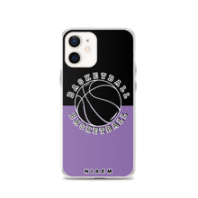 Load image into Gallery viewer, Basketball iPhone Case (Black &amp; Purple 1)