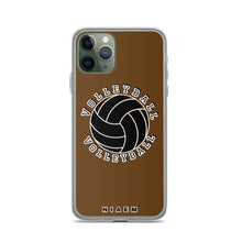 Load image into Gallery viewer, Volleyball iPhone Case (Brown)
