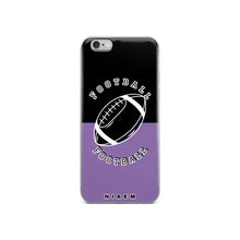 Load image into Gallery viewer, American Football iPhone Case (Black &amp; Purple 1)