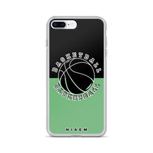 Load image into Gallery viewer, Basketball iPhone Case (Black &amp; Green 4)