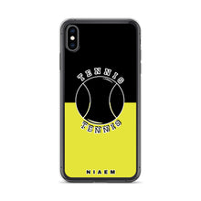 Load image into Gallery viewer, Tennis iPhone Case (Black &amp; Yellow 3)