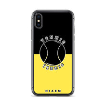 Load image into Gallery viewer, Tennis iPhone Case (Black &amp; Yellow 1)