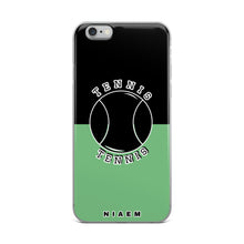 Load image into Gallery viewer, Tennis iPhone Case (Black &amp; Green 4)