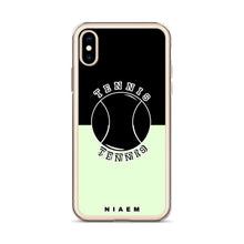 Load image into Gallery viewer, Tennis iPhone Case (Black &amp; Green 2)