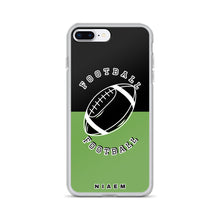 Load image into Gallery viewer, American Football iPhone Case (Black &amp; Green)