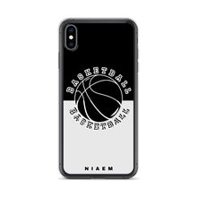 Load image into Gallery viewer, Basketball iPhone Case (Black &amp; Grey 3)