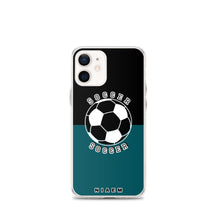Load image into Gallery viewer, Soccer iPhone Case (Black &amp; Blue 4)