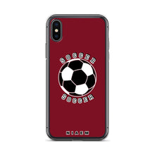 Load image into Gallery viewer, Soccer iPhone Case (Red 2)