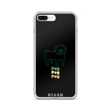 Load image into Gallery viewer, Green Pug iPhone Case