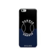 Load image into Gallery viewer, Tennis iPhone Case (Black &amp; Navy)