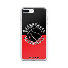 Load image into Gallery viewer, Basketball iPhone Case (Black &amp; Red 1)