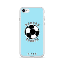 Load image into Gallery viewer, Soccer iPhone Case (Blue 6)