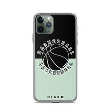 Load image into Gallery viewer, Basketball iPhone Case (Black &amp; Green 5)